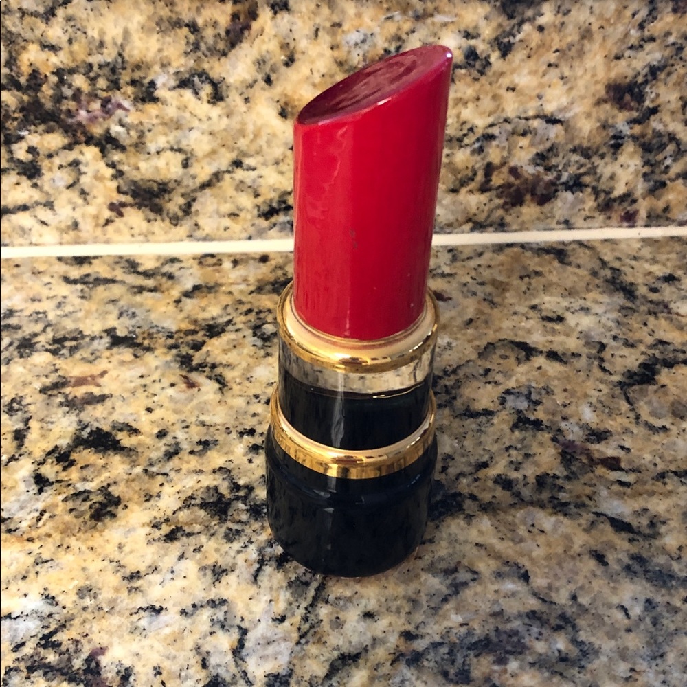 Kosta Boda Make Up By Asa Jungnelius Red Lipstick Glass Paper Weight Deco